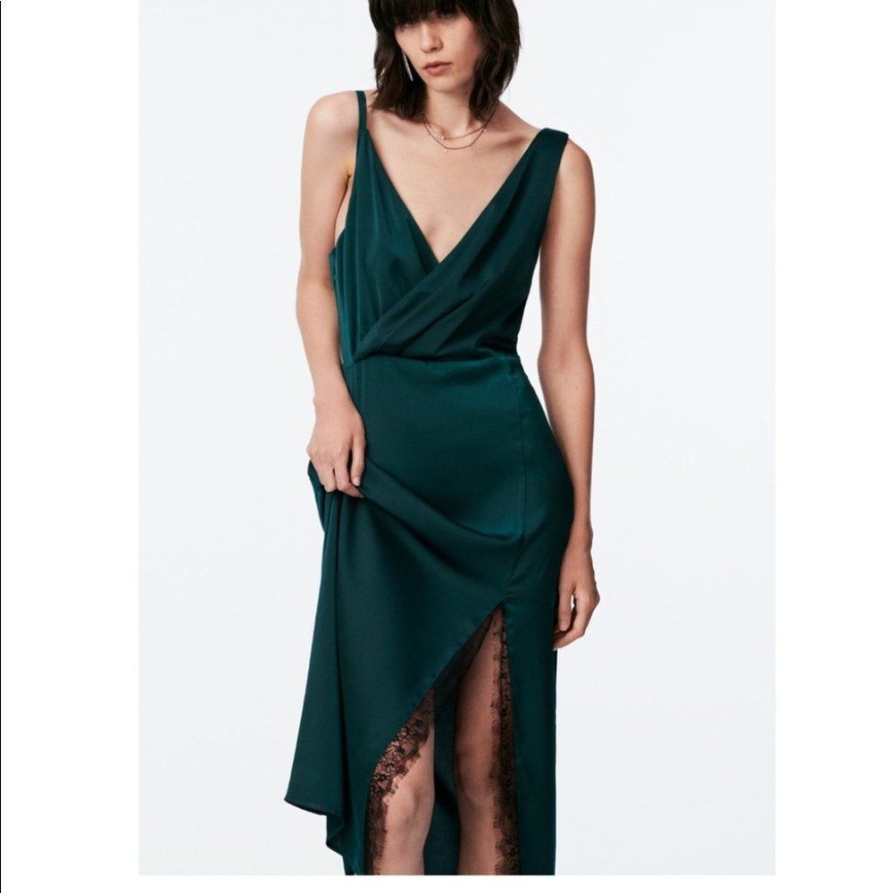ZARA LACE SLIP DRESS - Picture 4 of 8